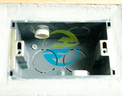 IEC60669 परीक्षण उपकरण लकड़ी का तापमान वृद्धि परीक्षण छिपा हुआ बॉक्स फ्लश माउंटिंग बॉक्स घरेलू सॉकेट