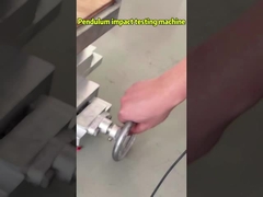 लचीले परीक्षण के लिए समायोज्य ऊंचाई और प्रभाव गति के साथ पेंडुलम प्रभाव परीक्षण मशीन