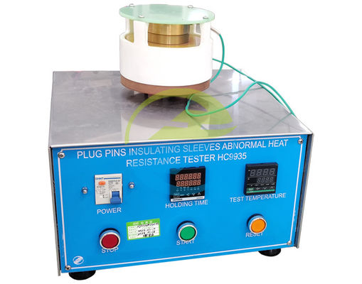 अच्छा मूल्य IEC60884 मानक अनुपालन प्लग सॉकेट परीक्षक 20 मिमी पीतल बटन ऑपरेशन और 7 ± 0.5 मिमी दूरी के साथ अछूता आस्तीन परीक्षण के लिए ऑनलाइन