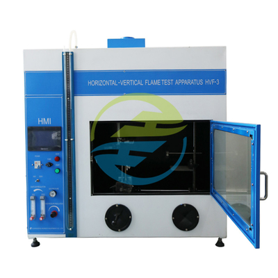क्षैतिज और ऊर्ध्वाधर दहन परीक्षक 0.1MPa गैस दबाव 50W/500W दोहरी शक्ति आईईसी 60695 अनुरूप