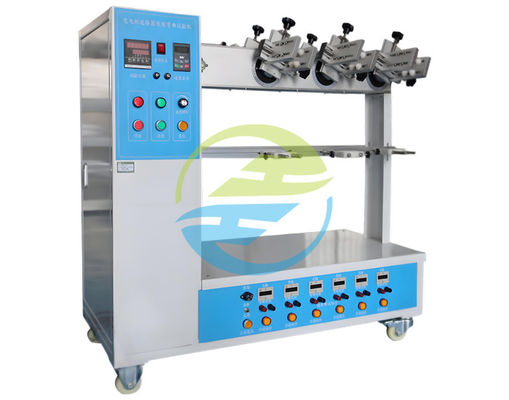 अच्छा मूल्य EV Charging Connector Cable Tester with 0-60 Times/Min Swing Speed 0-180 Swing Angle and 6 Stations for Tensile Strength and Flex Durability Testing ऑनलाइन