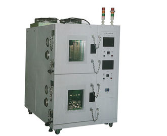 अच्छा मूल्य IEC60068-2 बैटरी परीक्षण उपकरण, पीसीएल नियंत्रण डबल - स्तरित उच्च कम तापमान चैंबर ऑनलाइन