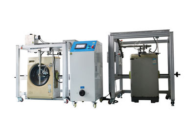 IEC60335 विद्युत उपकरण परीक्षक 2 स्टेशनों वॉशिंग मशीन दरवाजा धीरज परीक्षक